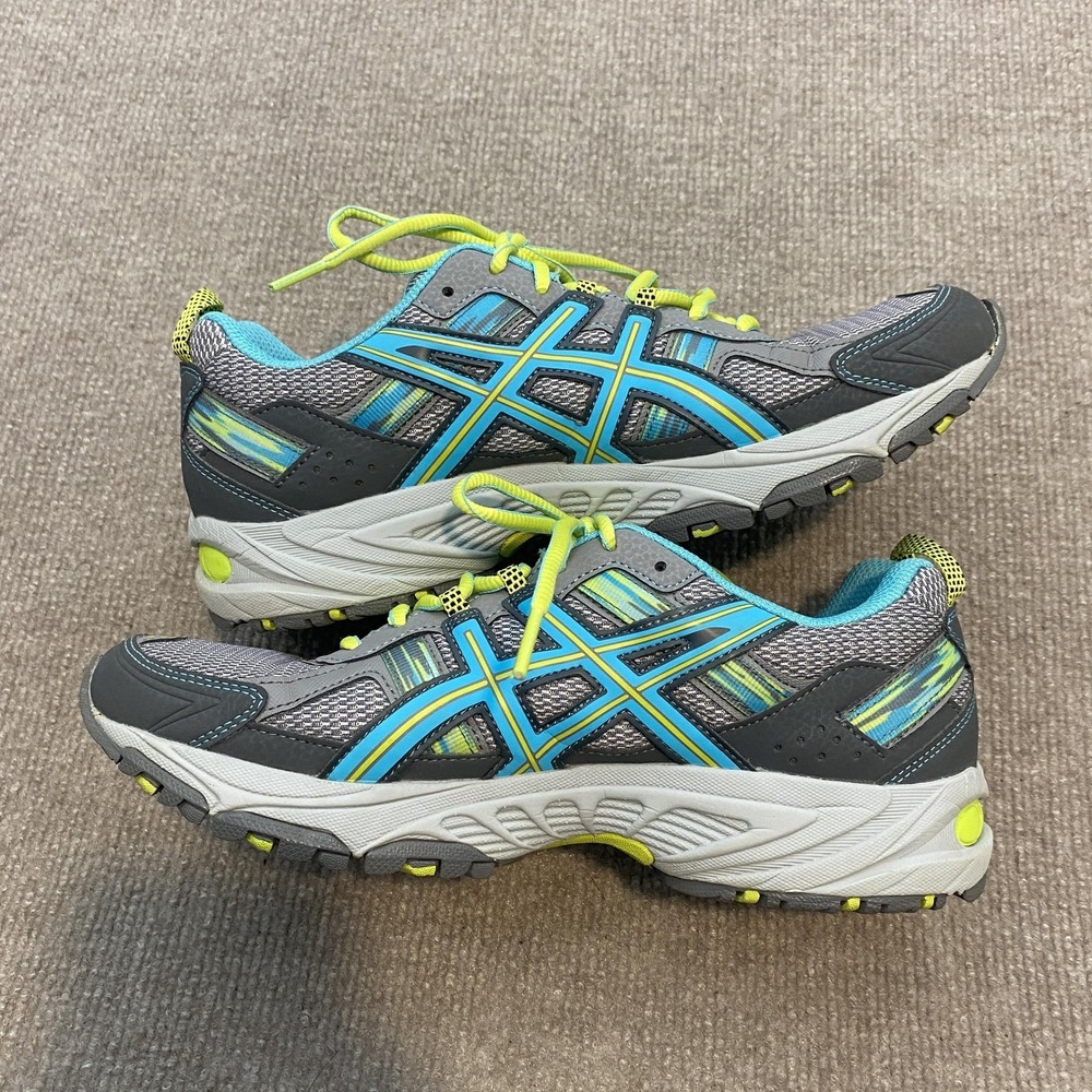 ASICS GEL-Venture 5 Shoes Womens Size 9.5 Gray Blue Trail Running Sneakers T5N9N - Picture 3 of 9